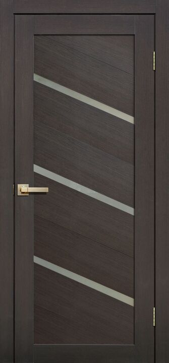 LITE DOORS, L05, Венге 3D, Бумага, Распашная, Раздвижная, 600 x 2000 мм