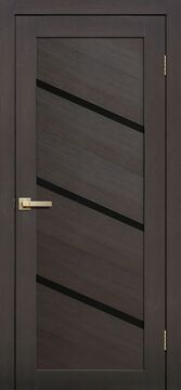 LITE DOORS, L05, Венге 3D, Бумага, Распашная, Раздвижная, 600 x 2000 мм
