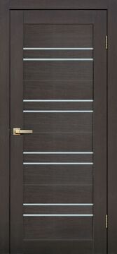 LITE DOORS, L11, Венге 3D, Бумага, Распашная, Раздвижная, 900 x 2000 мм