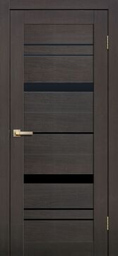LITE DOORS, L12, Венге 3D, Бумага, Распашная, Раздвижная, 900 x 2000 мм