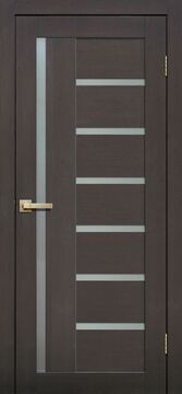 LITE DOORS, L17, Венге 3D, Бумага, Распашная, Раздвижная, 600 x 2000 мм