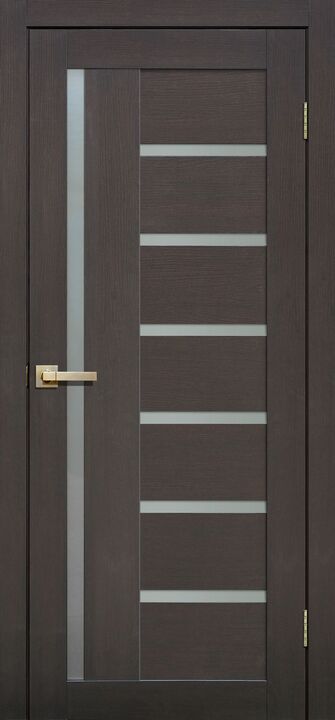 LITE DOORS, L17, Венге 3D, Бумага, Распашная, Раздвижная, 600 x 2000 мм