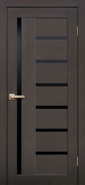 LITE DOORS, L17, Венге 3D, Бумага, Распашная, Раздвижная, 600 x 2000 мм