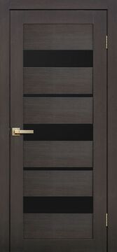 LITE DOORS, L20, Венге 3D, Бумага, Распашная, Раздвижная, 600 x 2000 мм