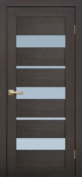 LITE DOORS, L20, Венге 3D, Бумага, Распашная, Раздвижная, 800 x 2000 мм