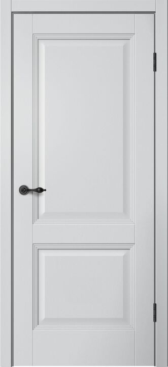 MONE, M72, Эмалит серебристый, ПВХ, Распашная, Раздвижная, 900 x 2000 мм