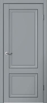 MONE (01 02), M01 ПГ, Эмалит серый, ПВХ, Распашная, Раздвижная, 900 x 2000 мм