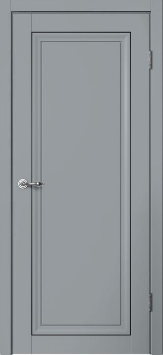 MONE (01 02), M02 ПГ, Эмалит серый, ПВХ, Распашная, Раздвижная, 600 x 2000 мм