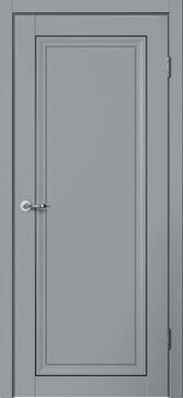 MONE (01 02), M02 ПГ, Эмалит серый, ПВХ, Распашная, Раздвижная, 800 x 2000 мм