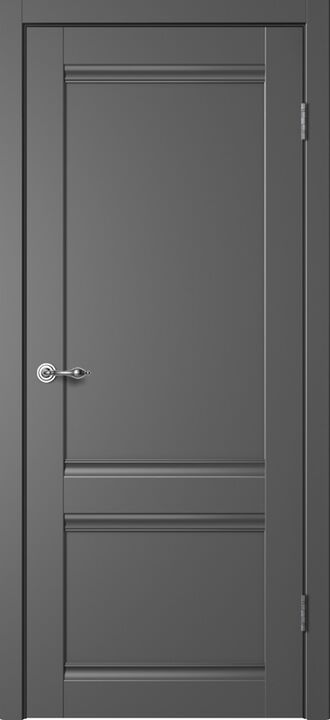 CLASSIC, C01, Эмалит графит, ПВХ, Распашная, Раздвижная, 600 x 2000 мм