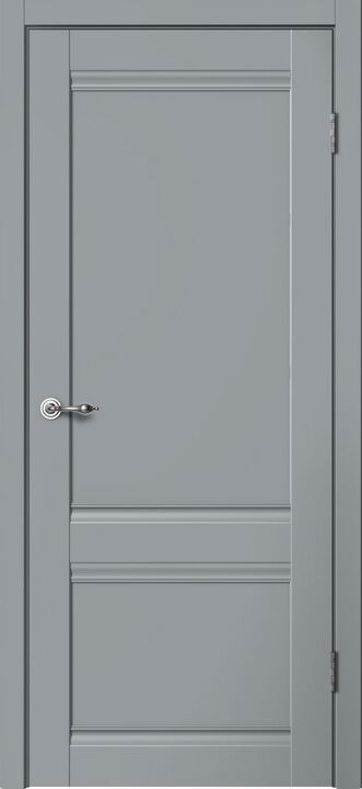 CLASSIC, C01, Эмалит серый, ПВХ, Распашная, Раздвижная, 600 x 2000 мм