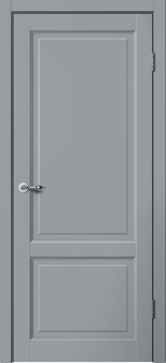 CLASSIC, C02, Эмалит серый, ПВХ, Распашная, Раздвижная, 600 x 2000 мм