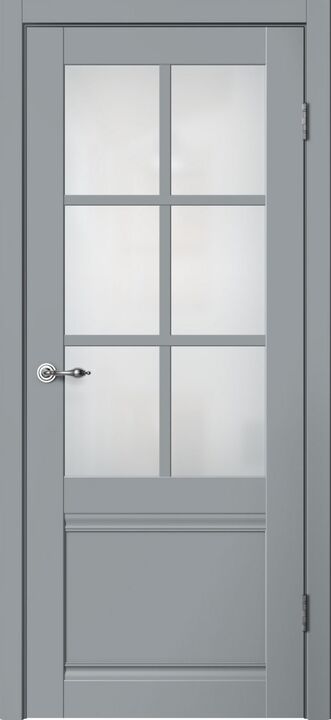 CLASSIC, C04, Эмалит серый, ПВХ, Распашная, Раздвижная, 600 x 2000 мм