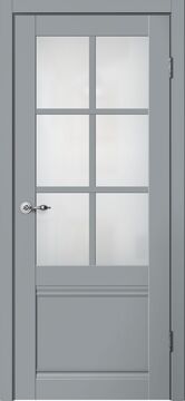CLASSIC, C04, Эмалит серый, ПВХ, Распашная, Раздвижная, 800 x 2000 мм