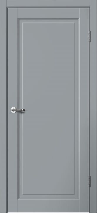 CLASSIC, C06, Эмалит серый, ПВХ, Распашная, Раздвижная, 600 x 2000 мм