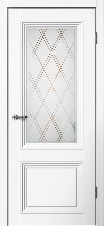 MONE, M03 ПО, Эмалит белый, ПВХ, Распашная, Раздвижная, 600 x 2000 мм